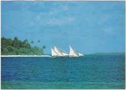 Gf. REPUBLIC OF MALDIVES. Dohni, Fishing-boat - Maldive