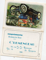 Lesparre (33 Gironde) Calendrier 1972 CLEMENCEAU  Imprmerie  (PPP28073) - Small : 1971-80