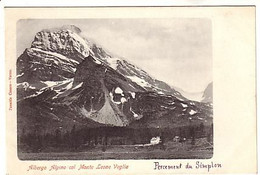 Albergo Alpino Col Monte Leone Veglia - Note Manuscrite "percement Du Simplon" - Verbania