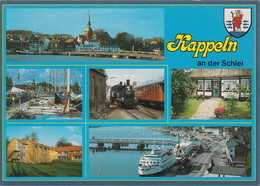 D-24376 Kappeln - Ansichten - Brücke - Dampfer - Eisenbahn - Railway - Kappeln / Schlei