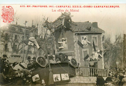 Aix En Provence * Carte Photo * Carnaval XXXIX * Corso Carnavalesque * Les Effets Du Mistral * Photographe Henry FLY - Aix En Provence