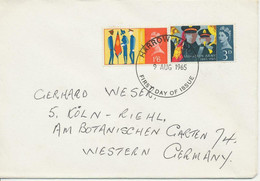 GB 1965, Salvation Army On Very Fine FDC With Large FDI Of HARROW, MIDDX. - 1952-1971 Pre-Decimal Issues