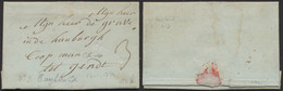 Précurseur - LAC Datée De Enghien (12/1/1776) + Griffe En Creux ENGHIEN Et Port "3" > Gent - 1714-1794 (Paises Bajos Austriacos)
