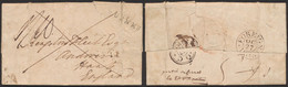 LAC Datée De Furnes (1815) + Obl Linéaire P91P / FURNES > Andover (Angleterre) / Verso Manusc. "Parti De Furnes Le 24/10 - 1815-1830 (Dutch Period)