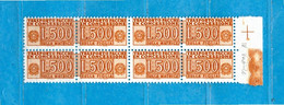 (D) Italia **- 1976 - Pacchi In Concessione . Lire  500.  Unif. 19.  Gomma Vinilica. In Quartina..  MNH. - Concessiepaketten