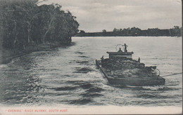 1911. NEW SOUTH WALES. ½ + ONE PENNY VICTORIA On Postcard EVENING RIVER MURRAY, SOUTH... () - JF417225 - Cartas & Documentos