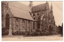 YPRES -Eglise Saint-Martin (vue Du Cote Des Halles) - Ieper