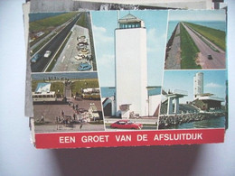 Nederland Holland Pays Bas Afsluitdijk Met Uitzichttoren En Auto's - Den Oever (& Afsluitdijk)