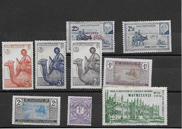 Mauritanie - 9 Timbres - Other & Unclassified