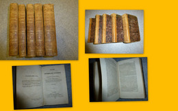 VIDAL, Traité De Pathologie Externe, 5 Tomes, Baillière, 1841 Reliures Dos Cuir TB  ; SOL03 - 1801-1900