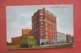 Trolley Mann Building  Utica New York        Ref 4834 - Utica