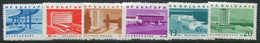 BULGARIA 1963 Resort Buildings  MNH / **.  Michel 1368-73 - Unused Stamps