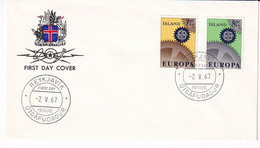 Iceland, First Day Cover, Used - Covers & Documents