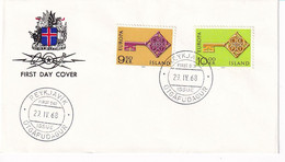 Iceland, First Day Cover, Used - Covers & Documents