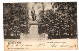 MONS - Statue De Orlande De Lassus - Envoyée En 1902 - Nels Série 6 No 9 - Cafés, Hôtels, Restaurants