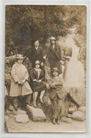 Allemagne Bade Wurtemberg Triberg 1928 Groupe Avec Appareil Photographe Sur Trépied Et Cascade Carte Photo - Triberg