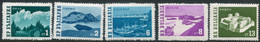 BULGARIA 1962 Landscapes  MNH / **.  Michel 1314-18 - Ungebraucht