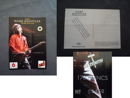 Ticket De Concert 1996 / First Solo Tour "Golden Heart" De Mark Knopfler - Concert Tickets