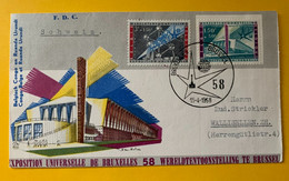 13536 - FDC Exposition Universelle De Bruxelles Bruxelles 15.04.1958 - 1958 – Brüssel (Belgien)