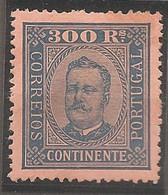 Portugal, 1892/3, # 79 Dent. 13 1/2, Dentes Curtos, MH - Unused Stamps