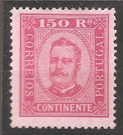 Portugal, 1892/3, # 77a Dent. 13 1/2, MH - Unused Stamps