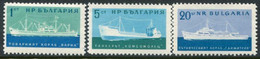 BULGARIA 1962 Shipping  MNH / **.  Michel 1295-97 - Nuovi