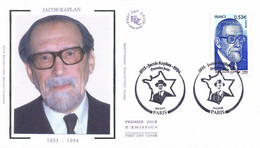 Enveloppe 1er Jour Jacob Kaplan, 2005 (YT 3859) - 2000-2009