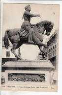 Cpa Orleans   Statue De Jeanne D Arc - Orleans