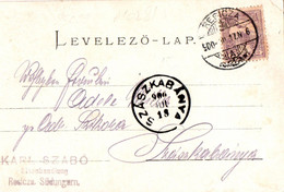 A2570 - LETTER TO RESICZA RESITA  KARL SZABO EISENBANDLUNG STAMP  VINTAGE POSTCARD - Cartas & Documentos