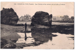 Croix-de-Vie - Les Chalets Et Les Rochers De La Pelle A Porteau /P602/ - Saint Gilles Croix De Vie