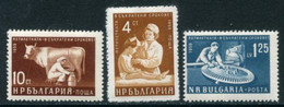 BULGARIA 1961 Five-year Plan III MNH / **.  Michel 1234-36 - Unused Stamps