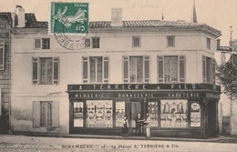 MIRAMBEAU. - La Maison A. TERRIERE & FILS. Carte Très RARE - Mirambeau