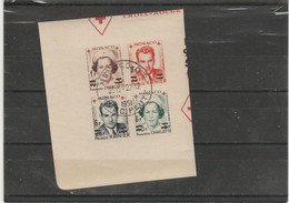 TIMBRES MONACO    CROIX ROUGE  SERIE 379A/382A - Used Stamps