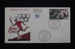 GABON - Enveloppe FDC En 1960 - Jeux Olympiques - L 94090 - Gabon