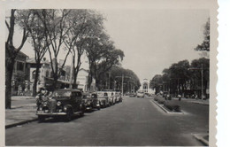 Photo  Boulevard  à Saigon,format 6/8 - Automobiles