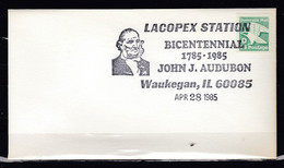 Brief Van Lacopex Station Bicentennial 1785-1985 Waukegan - Cartas & Documentos