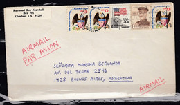 Brief Van Glendale Naar Buenos Aires (Argentinie) - Cartas & Documentos