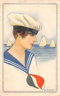 Illustrateur: Nanni      Femme Et Pull Marine     (voir Scan) - Nanni