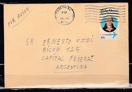 Brief Van Elizabeth Naar Capital Federal (Argentinie) - Cartas & Documentos