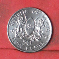 KENYA 50 CENTS 1978 -    KM# 13 - (Nº41755) - Kenya