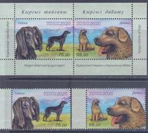 2020. Kyrgyzstan, Kyrgyz Dogs, 2v + S/s Perforated, Mint/** - Kirghizstan