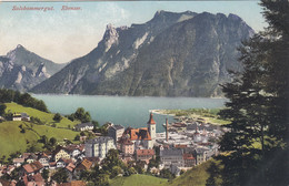 2561) Salzkammergut - EBENSEE - Kirche U. HAUS DETAILS Mit Blick Auf See - ALT !! 1911 - Ebensee