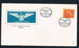 ​​​​​​​1959 - Portugal - Lisbon - I Philatelic Exhibition Of Portugal - Air Mail - Usado