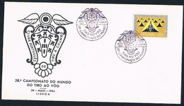 FDC - 1964 - Portugal - Lisbon - Portuguese Lead Shooting Club - 28th World Shooting Championship - FDC