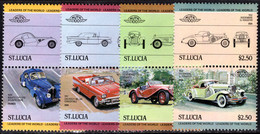 St Lucia 1984 Leaders Of The World. Automobiles (1st Series) Unmounted Mint. - St.Lucia (1979-...)