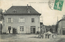 / CPA FRANCE 38 "Corbelin, Quartier De La Poste" - Corbelin