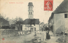 / CPA FRANCE 38 "Brangues, Rue Principale" - Brangues