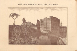 / CPSM FRANCE 82 "Grands Moulins D'Albias" / CARTON PUBLICITAIRE - Albias