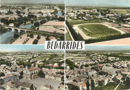 / CPSM FRANCE 84 "Bedarrides" / STADE - Bedarrides