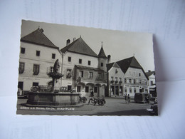 GREIN A;d; Donau Ob;oe; AUTRICHE HAUTE AUTRICHE STADPLATZ CPSM FORMAT CPA P.LEDERMANWIEN I.FIELSCHMARKT 20.1961 - Grein